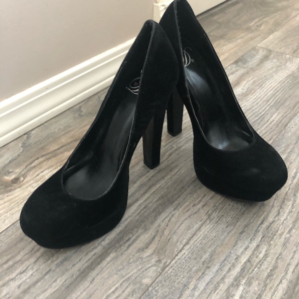 Suede platform heels - Picture 2 of 2